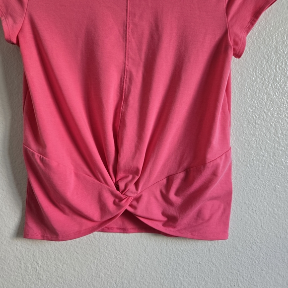 Athleta Women's Pink Twist Front Top Size XXS - Picture 4 of 9